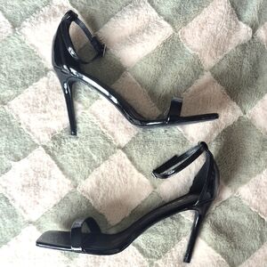 Elegant Black High Heel Sandals